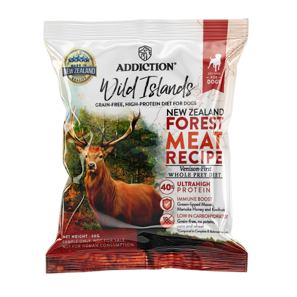 [Trial Pack] Wild Islands Forest Meat Premium Venison Recipe Dry Dog Food 60g